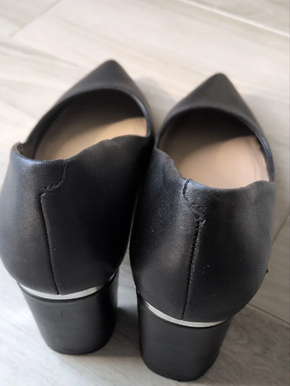 Alfani: Stepnflex, Pointed Black Block Heel Pumps